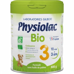 PHYSIOLAC Lait de croissance Bio