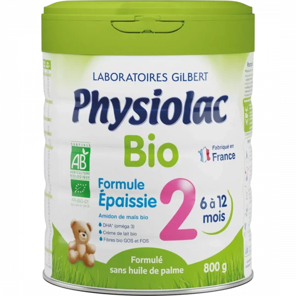 PHYSIOLAC Lait infantile Bio épaissi 2ème âge