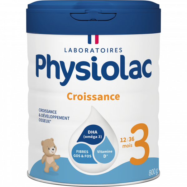 Lait de croissance - Zoom sur le lait 3ème âge - Physiolac