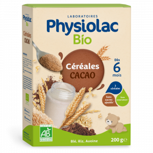 PHYSIOLAC Céréales Bébé Cacao Bio