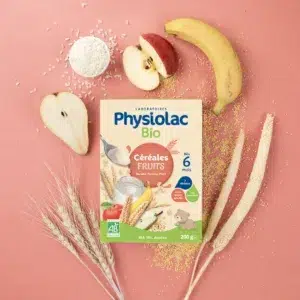 PHYSIOLAC Céréales Bébé Fruits Bio