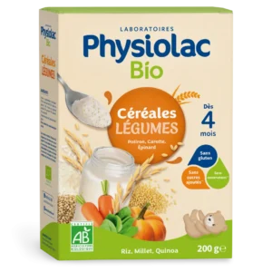 PHYSIOLAC Céréales Bébé Légumes Bio