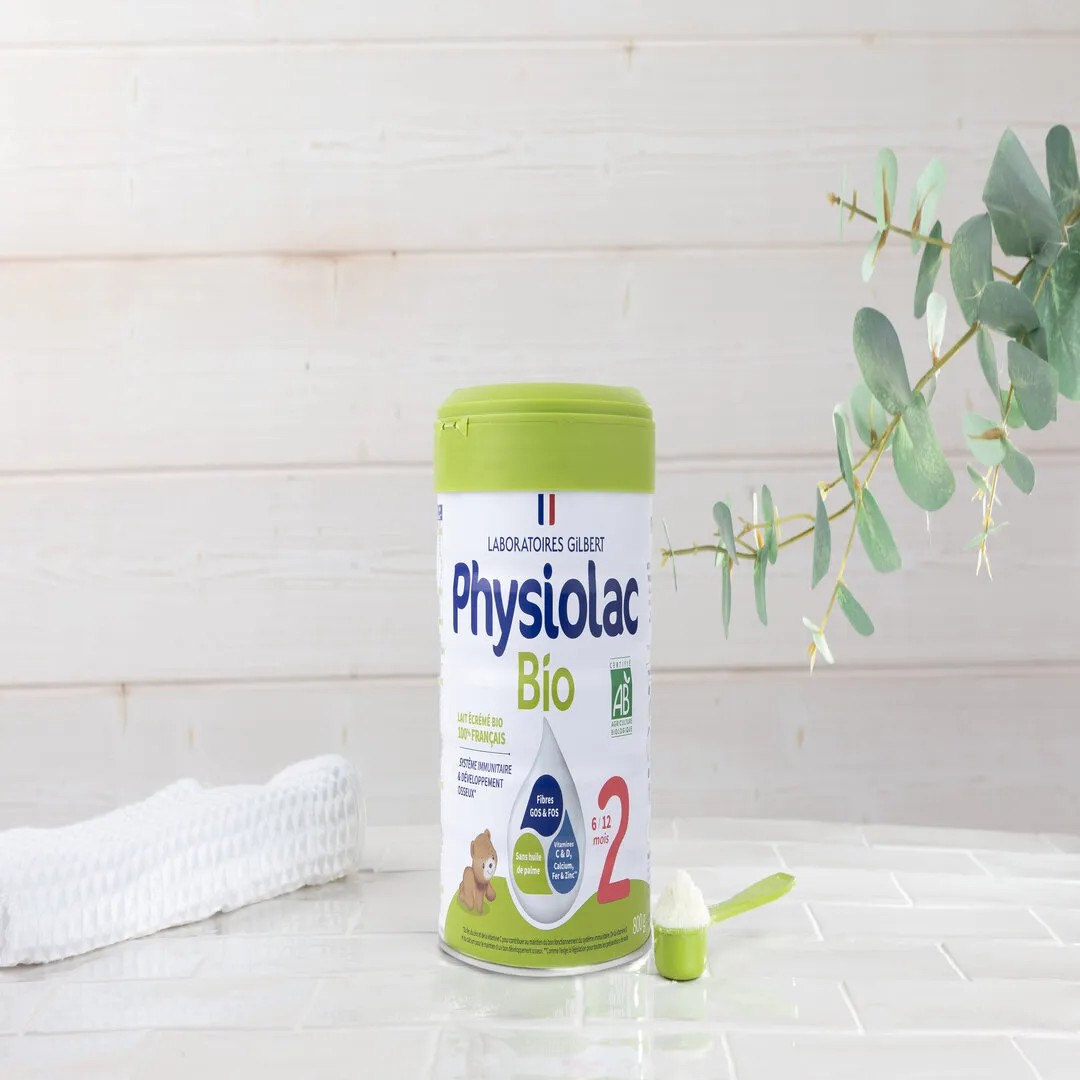 PHYSIOLAC Lait infantile Bio 2ème âge