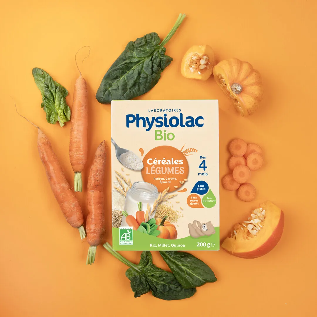PHYSIOLAC Céréales Bébé Légumes Bio
